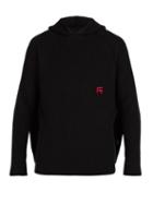 Matchesfashion.com Raf Simons - Ribbed Knit Wool Hooded Sweater - Mens - Black