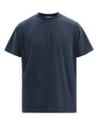 Matchesfashion.com A-cold-wall* - Graphic-print Cotton-jersey T-shirt - Mens - Navy