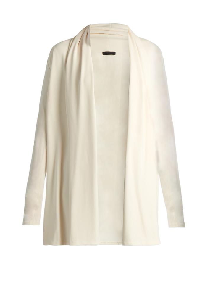 The Row Sua Stretch-crepe Cardigan