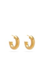 Matchesfashion.com Otiumberg - Mini Chunky 14kt Gold-vermeil Hoop Earrings - Womens - Yellow Gold