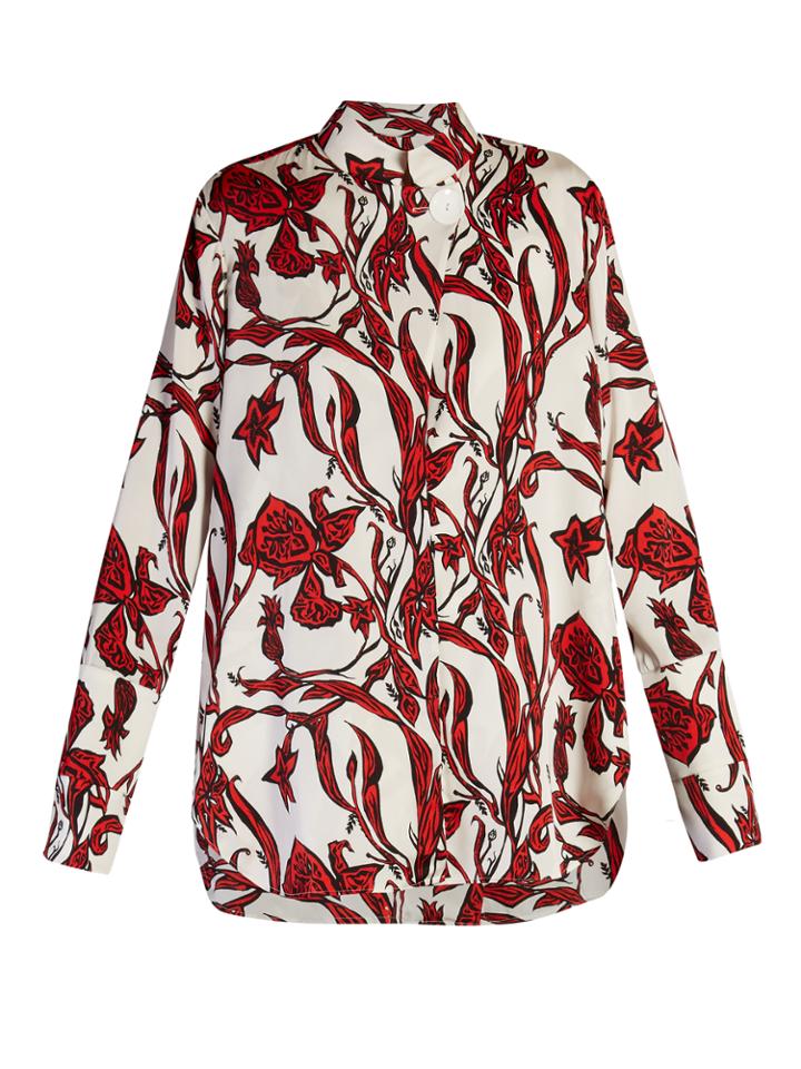 Ellery Visual Wonder Floral-print Blouse