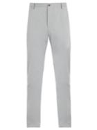 Balenciaga Mid-rise Straight-leg Cotton Chino Trousers
