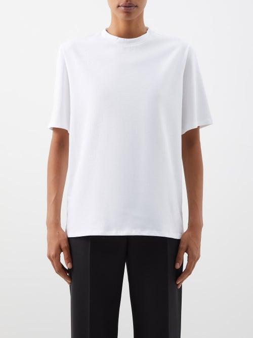 The Row - Chiara Organic Cotton-jersey T-shirt - Womens - White