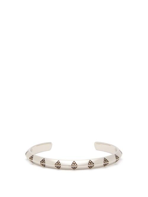 Matchesfashion.com Tom Wood - Viking Sterling Silver Cuff - Mens - Silver