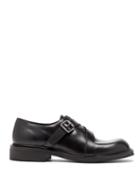 Matchesfashion.com Prada - Spazzalato Leather Monk Strap Shoes - Mens - Black