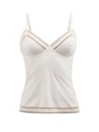 Eres - Lace-trimmed Jersey Cami Top - Womens - White