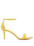 Matchesfashion.com Gianvito Rossi - Asia 70 Leather Sandals - Womens - Yellow