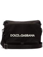 Matchesfashion.com Dolce & Gabbana - Logo Embossed Nylon Messenger Bag - Mens - Black