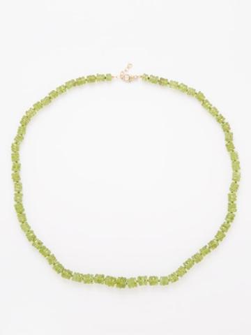Jia Jia - Atlas Peridot & 14kt Gold Necklace - Womens - Green Multi