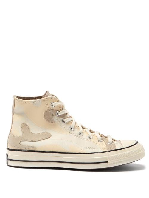 Converse - Chuck 70 Camo-print Canvas High-top Trainers - Mens - White Multi