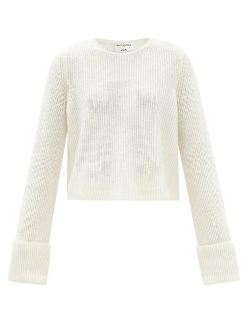 Three Graces London - X Jud Casper Wool-blend Sweater - Womens - Ivory