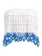 Matchesfashion.com My Beachy Side - Thalia Strapless Crochet Top - Womens - White Multi
