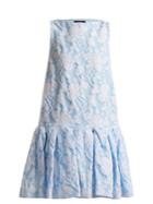 Rochas Floral-jacquard Cotton-blend Dress