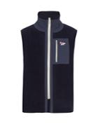 Maison Kitsuné Fox-appliqu High-neck Fleece Gilet