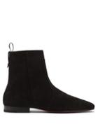 Matchesfashion.com Christian Louboutin - Cardaboot Suede Boots - Mens - Black