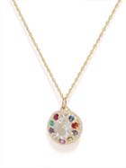 Bleue Burnham - Burnham Sapphire And Recycled-gold Necklace - Mens - Gold