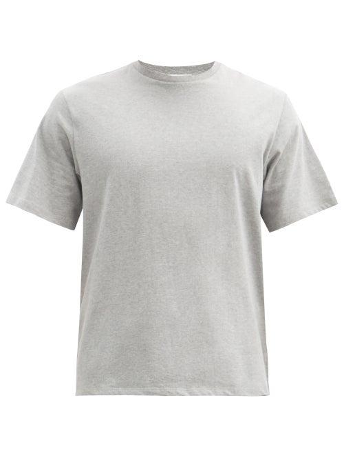 Matchesfashion.com Raey - Relaxed-fit Cotton-jersey T-shirt - Mens - Grey Marl