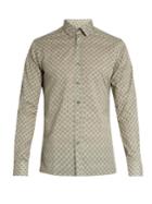 Lanvin Tile-print Cotton Shirt