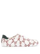 Matchesfashion.com Gucci - New Ace Gg Low Top Leather Trainers - Mens - White Multi
