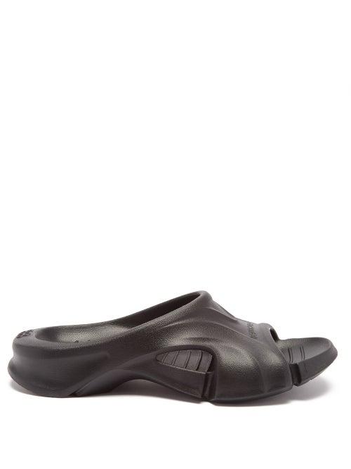 Balenciaga - Mold Rubber Slides - Womens - Black