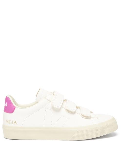 Veja - Recife Leather Trainers - Womens - Pink White