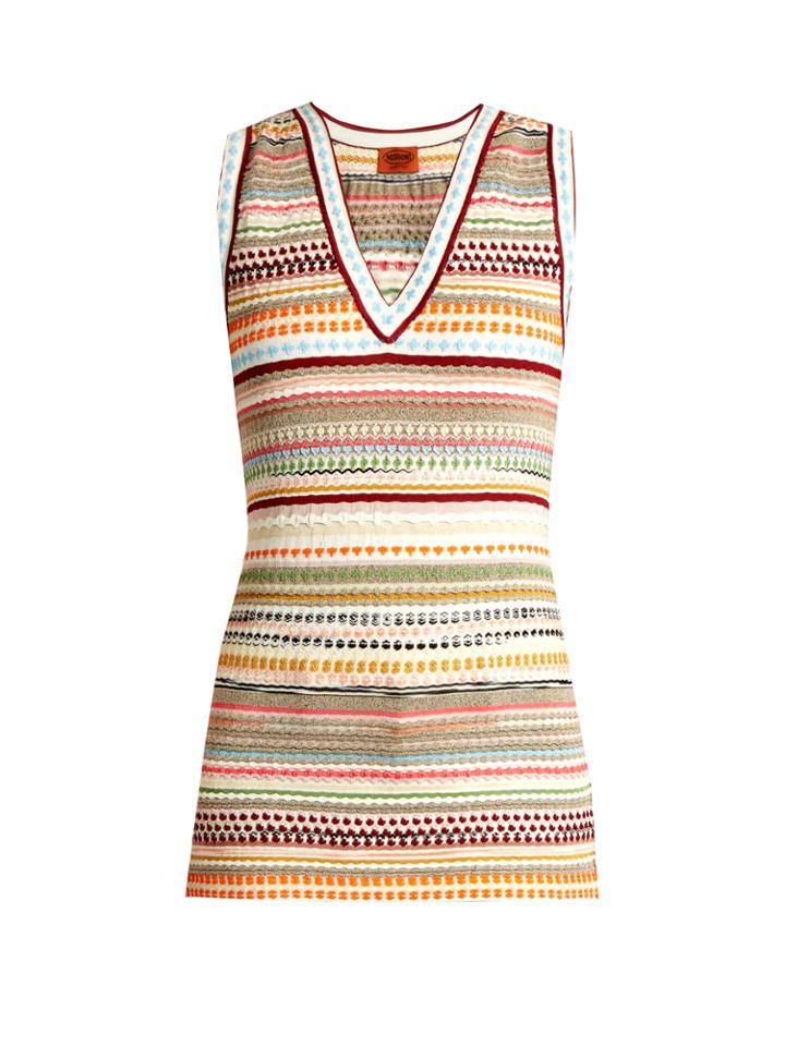 Missoni Multi-stripe Sleeveless Top