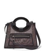 Matchesfashion.com Fendi - Runaway Small Ff Print Mesh Tote - Womens - Brown Multi