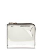 Matchesfashion.com Alexander Mcqueen - Zip Around Coin Wallet - Mens - Silver