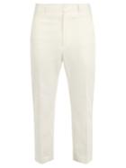 Bottega Veneta Slim-leg Stretch-cotton Cropped Chino Trousers