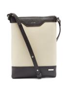 Matchesfashion.com Amiri - Panelled Grained-leather Cross-body Bag - Mens - Black White