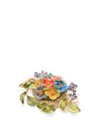 Matchesfashion.com Dolce & Gabbana - Flower And Crystal Barrette - Womens - Multi
