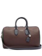 Matchesfashion.com Alexander Mcqueen - Colour Block Leather Duffle Bag - Mens - Blue Multi