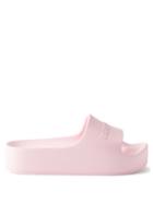 Balenciaga - Logo-embossed Rubber Slides - Womens - Pink