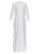 Talitha Jaya Cotton And Silk-blend Dress
