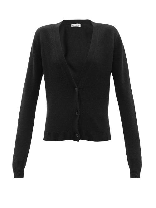 Raey - Organic-cashmere Knitted Cardigan - Womens - Black