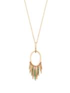 Ileana Makri Grass Sunset Emerald & 18kt Gold Necklace