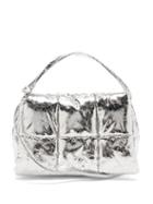 Matchesfashion.com Stand Studio - Wanda Quilted-technical Bag - Womens - Silver