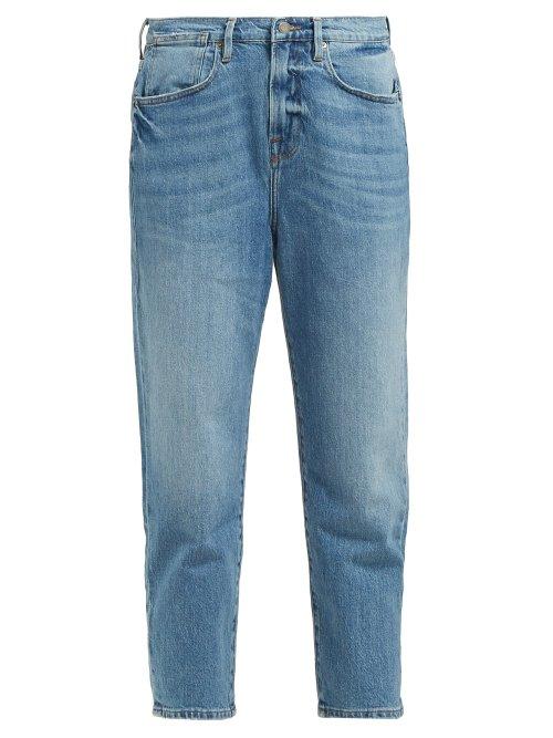 Matchesfashion.com Frame - Le Stevie Cropped Jeans - Womens - Denim