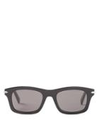Dior - Rectangular Acetate Sunglasses - Mens - Black
