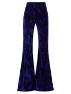 16arlington - Brisbane High-rise Satin Flared Suit Trousers - Womens - Navy