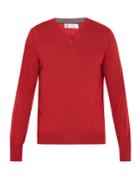 Brunello Cucinelli V-neck Wool-blend Sweater