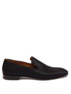 Mens Shoes Christian Louboutin - Dandelion Striped Canvas Loafers - Mens - Black