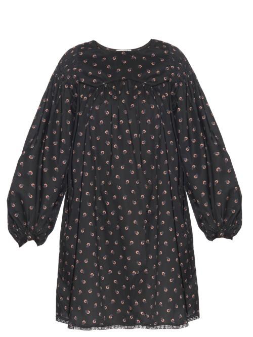 Thierry Colson Poppy Carnation-print Cotton Dress