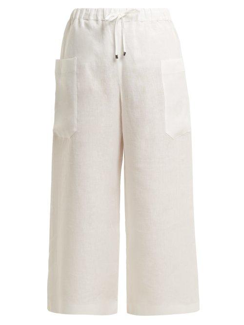 Matchesfashion.com Max Mara Beachwear - Cambra Trousers - Womens - White