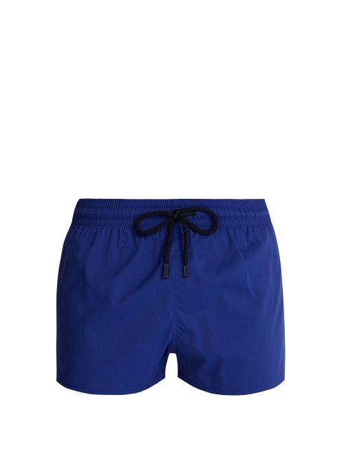 Matchesfashion.com Vilebrequin - Solid Swim Shorts - Mens - Blue