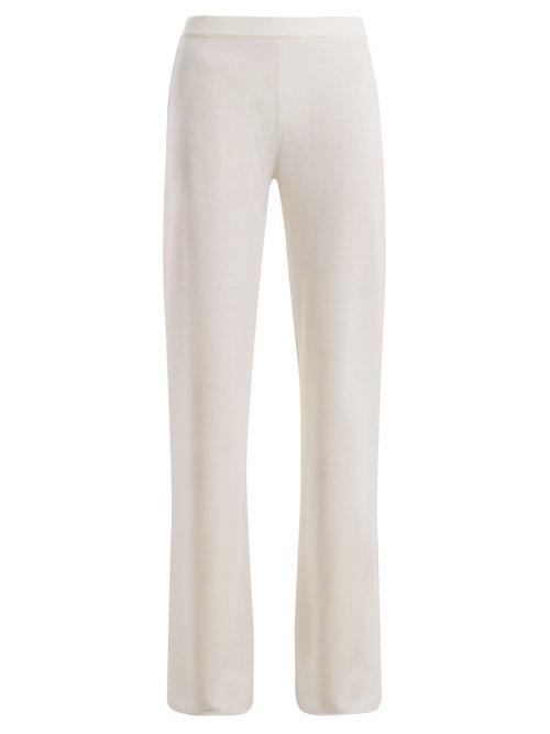 Matchesfashion.com Max Mara - Brando Trousers - Womens - White