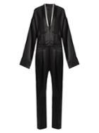 Haider Ackermann Glyzine Contrast-trim Satin Jumpsuit