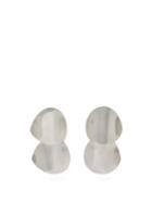 Matchesfashion.com Fay Andrada - Porras Double Disc Earrings - Womens - Silver