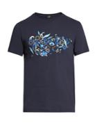 Fendi Floral-motif Cotton-jersey T-shirt