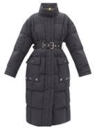 2 Moncler 1952 - Dorothy Quilted Nylon Down Coat - Womens - Black